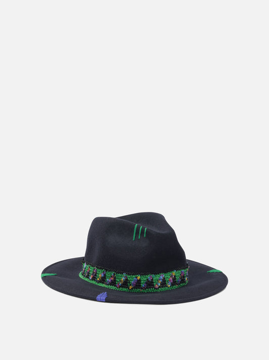 Cappelli classici 100% wool  Blu - The Hat Gang Donna | PDP | VIETTI Online Store | 2
