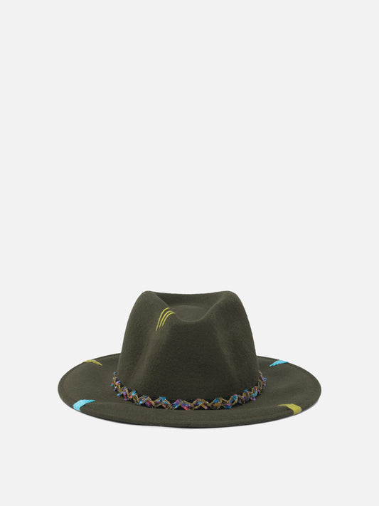 Cappelli classici 100% wool  Verde - The Hat Gang Donna | PDP | VIETTI Online Store 
