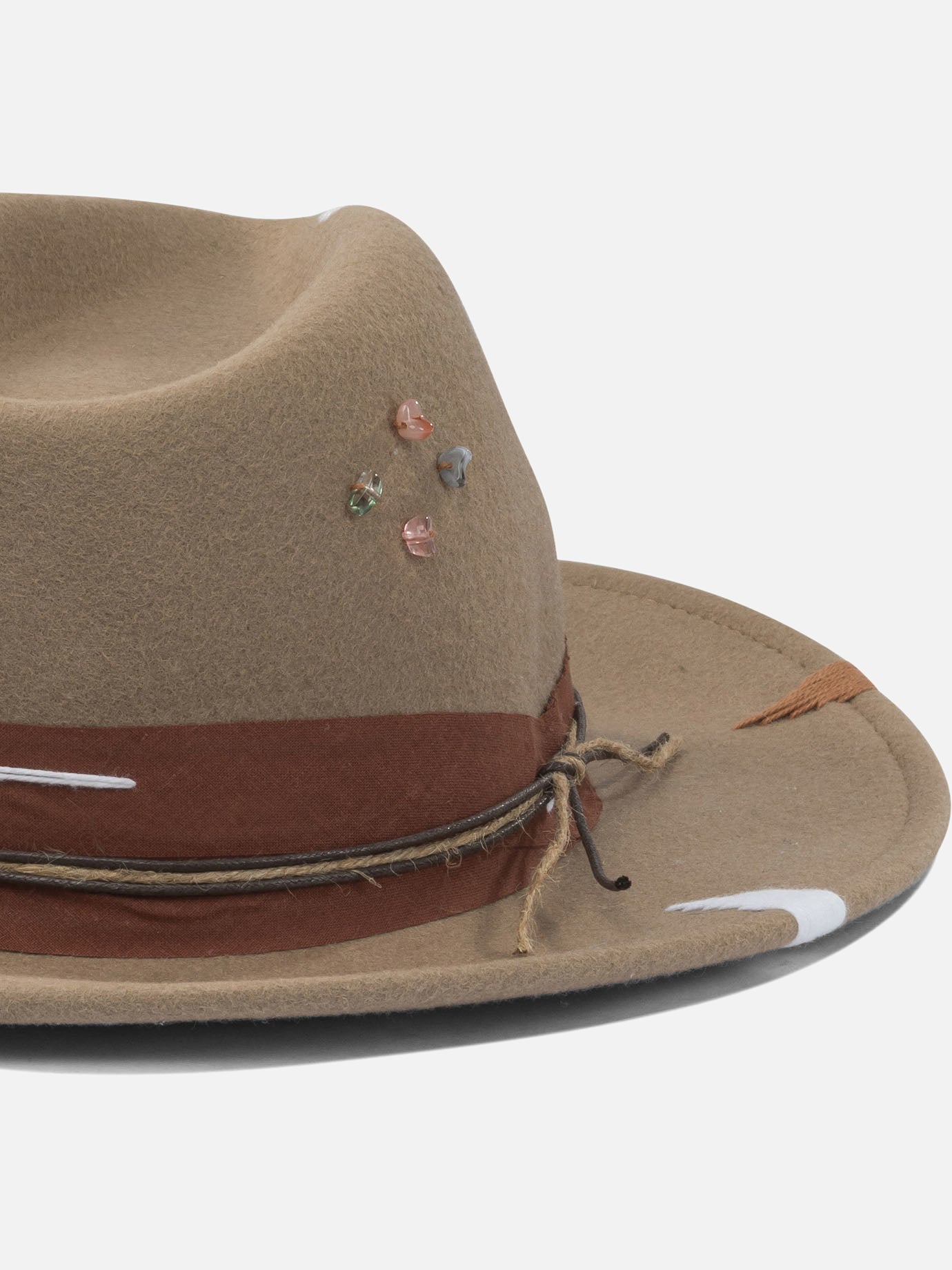 Cappelli classici 100% wool  Beige - The Hat Gang Donna | PDP | VIETTI Online Store | thumbnail_4