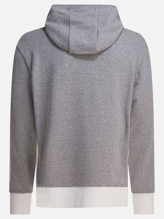 Felpe con zip Solid colour  Grigio - Thom Browne Uomo | VIETTI Online Store | 2

