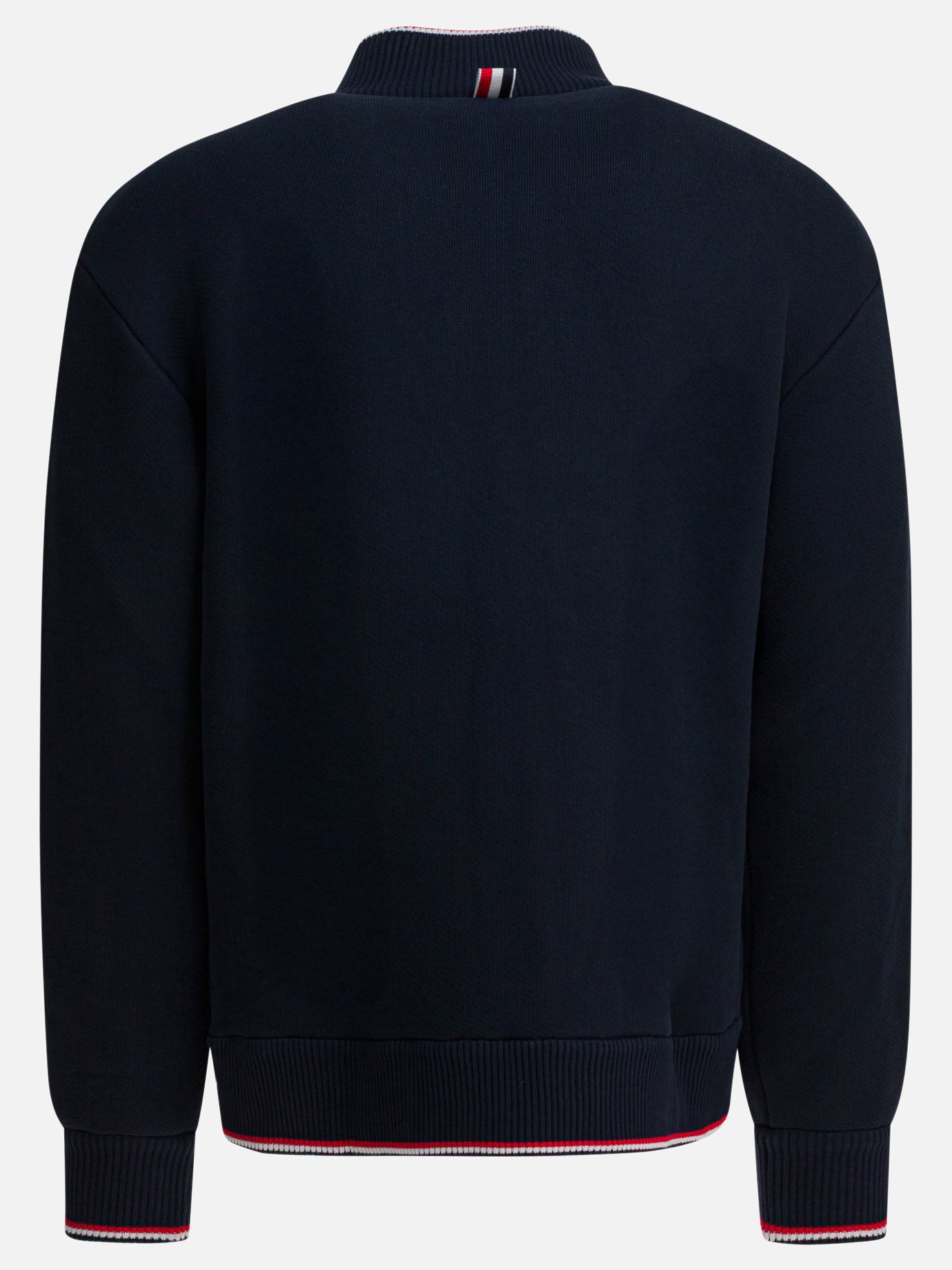 Felpe con zip Solid colour  Blu - Thom Browne Uomo | PDP | VIETTI Online Store | thumbnail_2