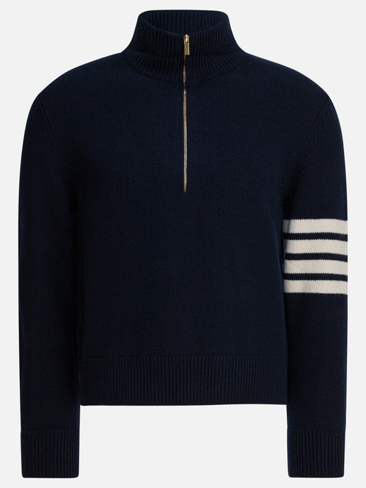 Maglioni con zip Solid colour  Blu - Thom Browne Uomo | PLP | VIETTI Online Store 
