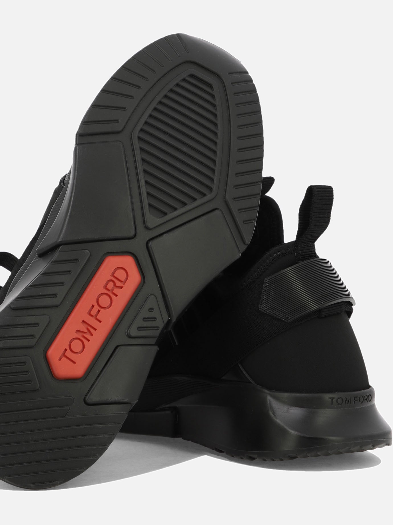 Sneaker basse 35% polyamide 25% polyester 15% viscose 15% calf leather 10% cotton - 100% rubber  Nero - Tom Ford Uomo | PDP | VIETTI Online Store | Zoom-Modal_5
