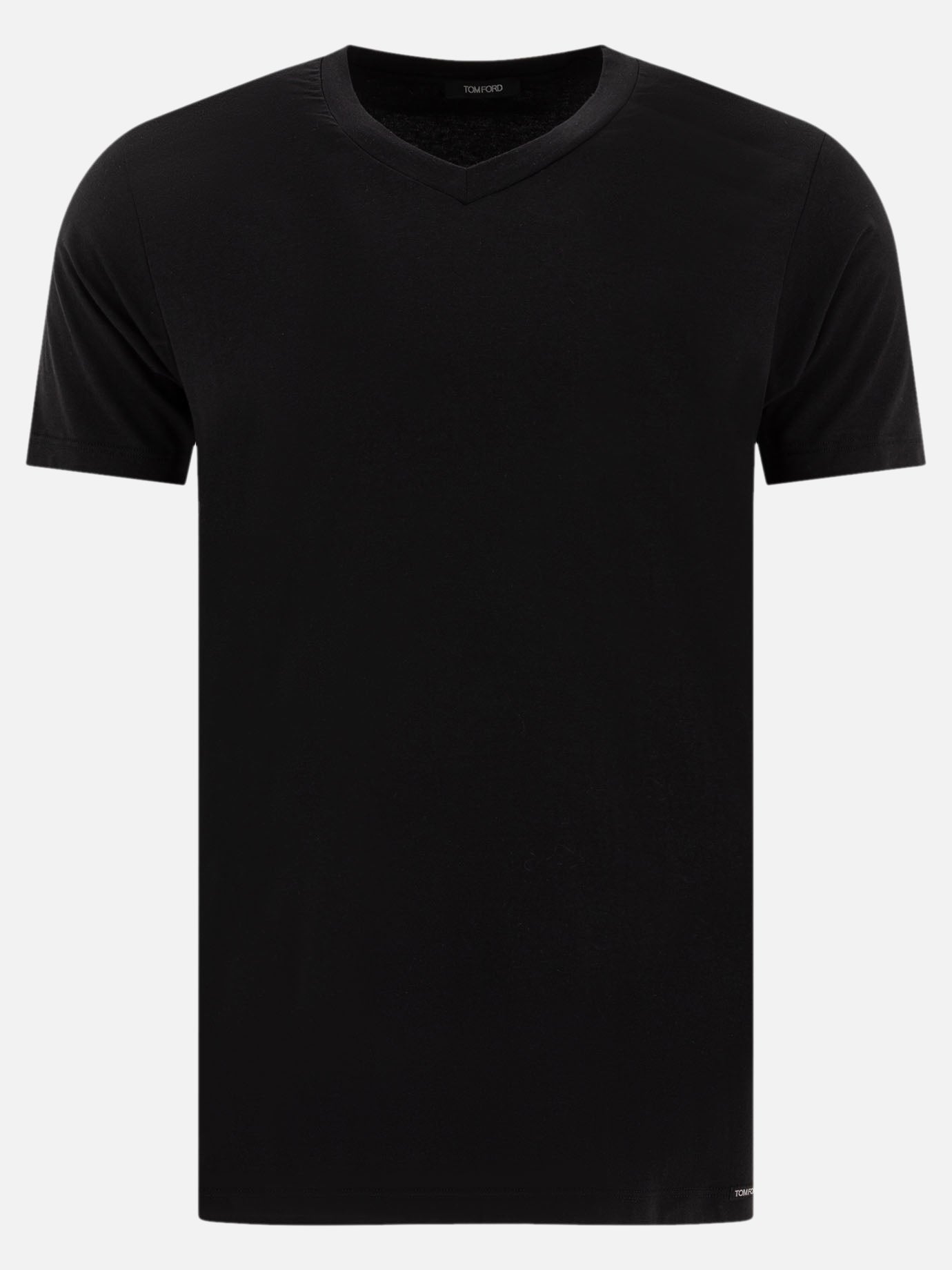 Tom Ford V-neck T-shirt 22478036_S Black thumbnail_1