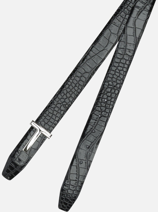 Cinture in pelle 100% calf leather  Nero - Tom Ford Uomo | PDP | VIETTI Online Store | 2
