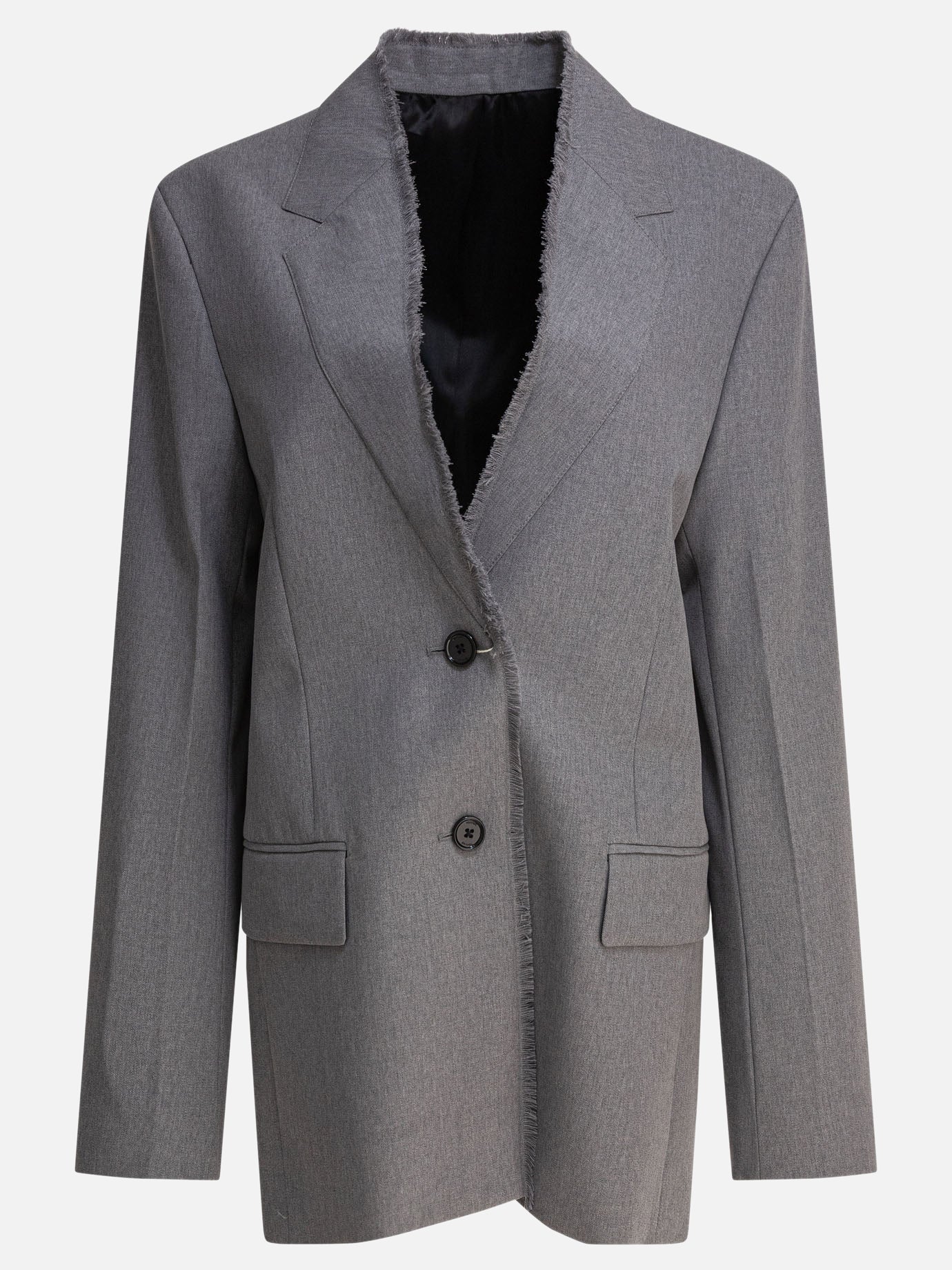 Blazer Solid colour  Grigio - Toteme Donna | PDP | VIETTI Online Store | thumbnail