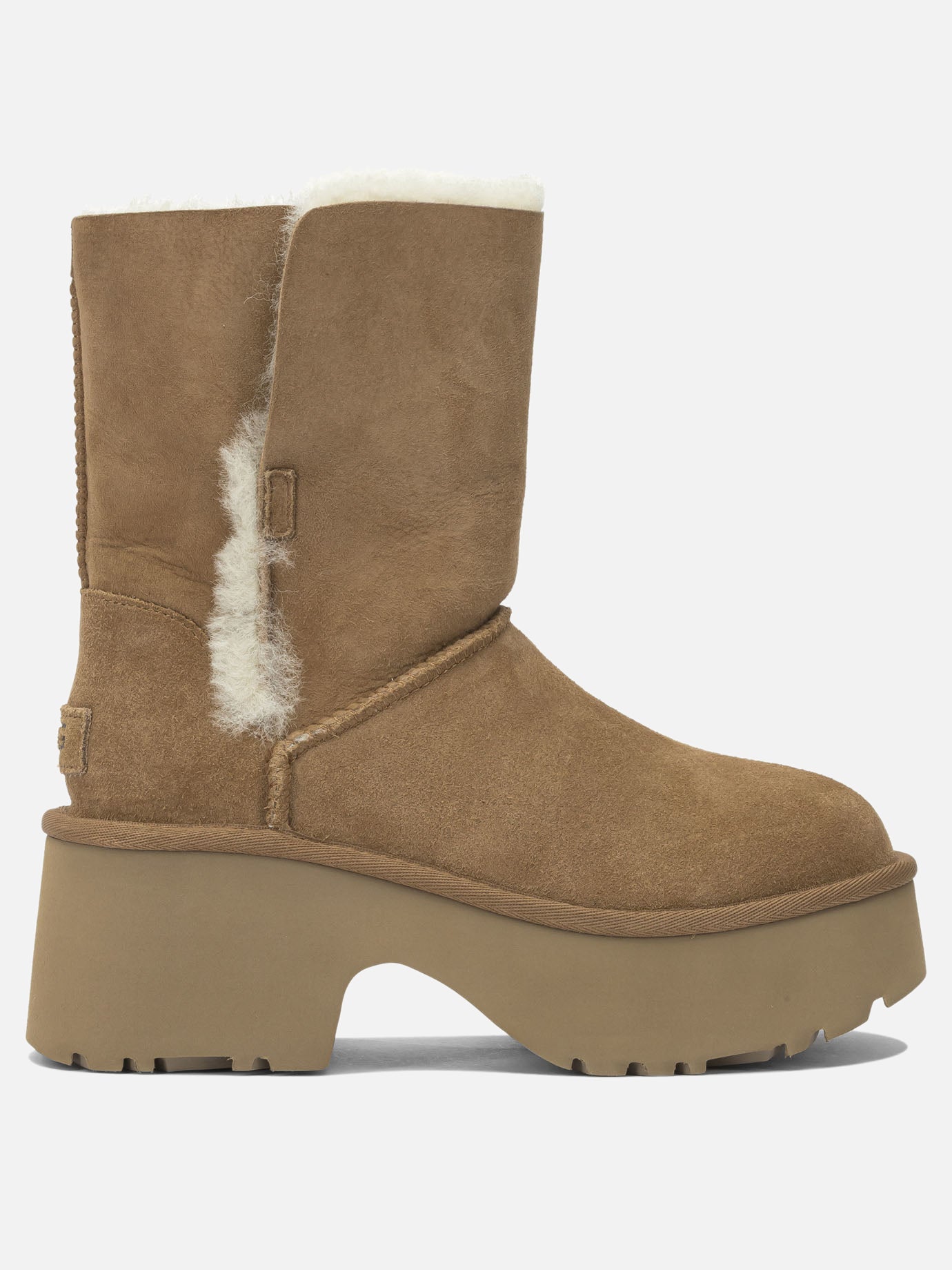Pull-on boots 100% leather - 100% rubber  Brown - Ugg Women | PDP | VIETTI Online Store | thumbnail
