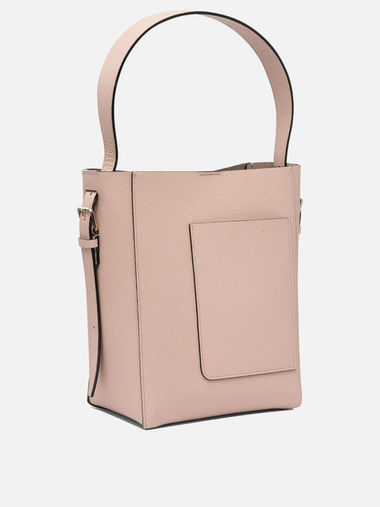Valextra "Soft Mini" Bucket Bag 28293651_UNI Pink 2
