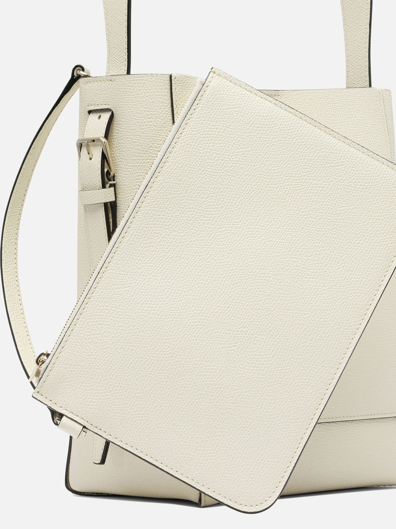 Valextra &quot;Soft Mini&quot; Bucket Bag 23658826_UNI White thumbnail_4