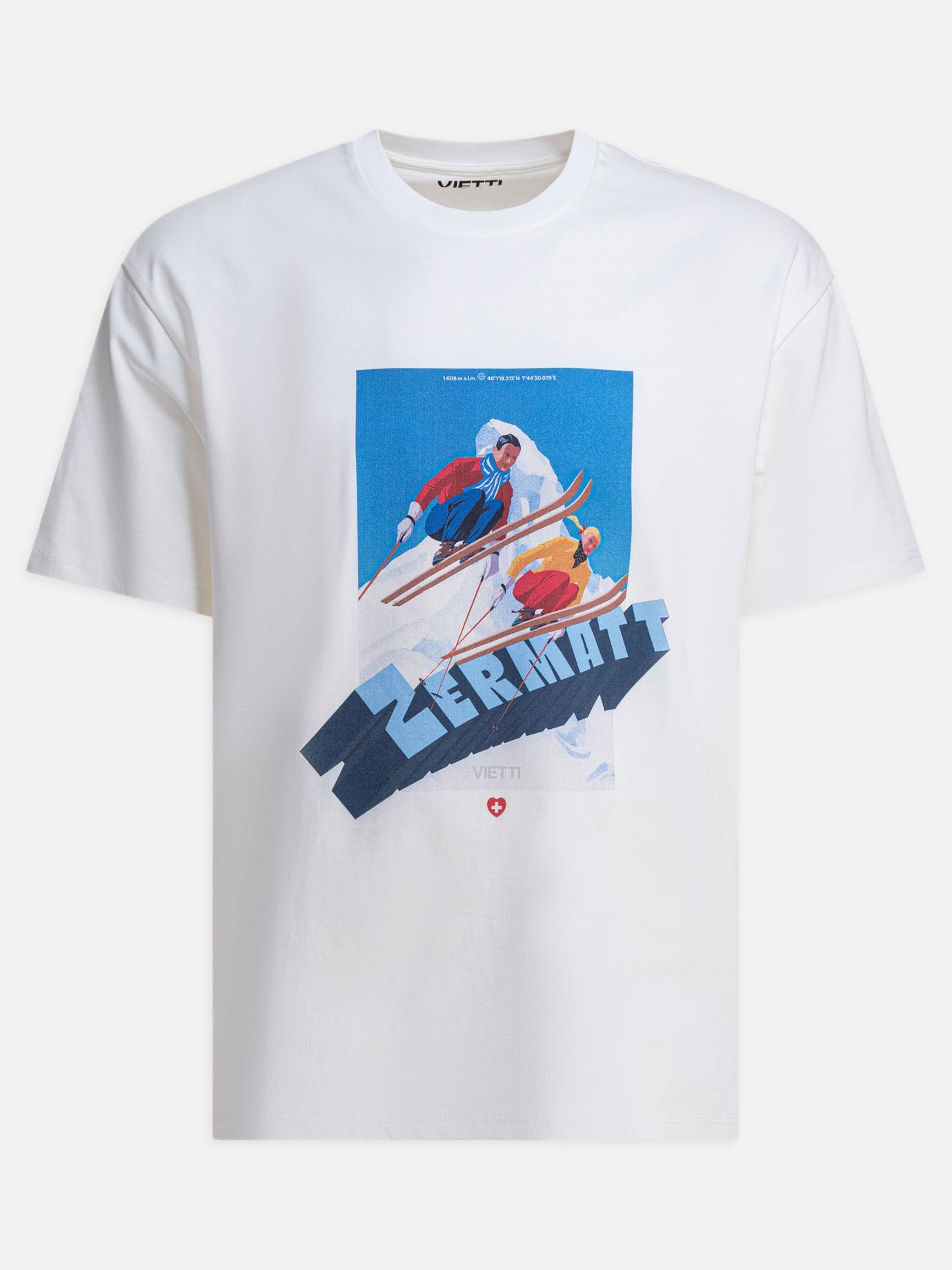 Crewneck t-shirts Print  White - VIETTI Merchandise Men | PDP | VIETTI Online Store | thumbnail