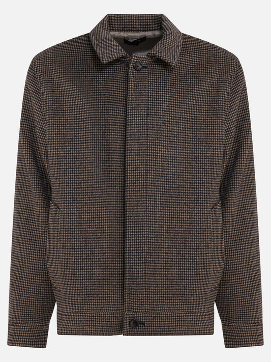 Giacche overshirt Houndstooth  Marrone - Vince Uomo | PDP | VIETTI Online Store 
