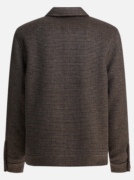 Giacche overshirt Houndstooth  Marrone - Vince Uomo | PDP | VIETTI Online Store | 2
