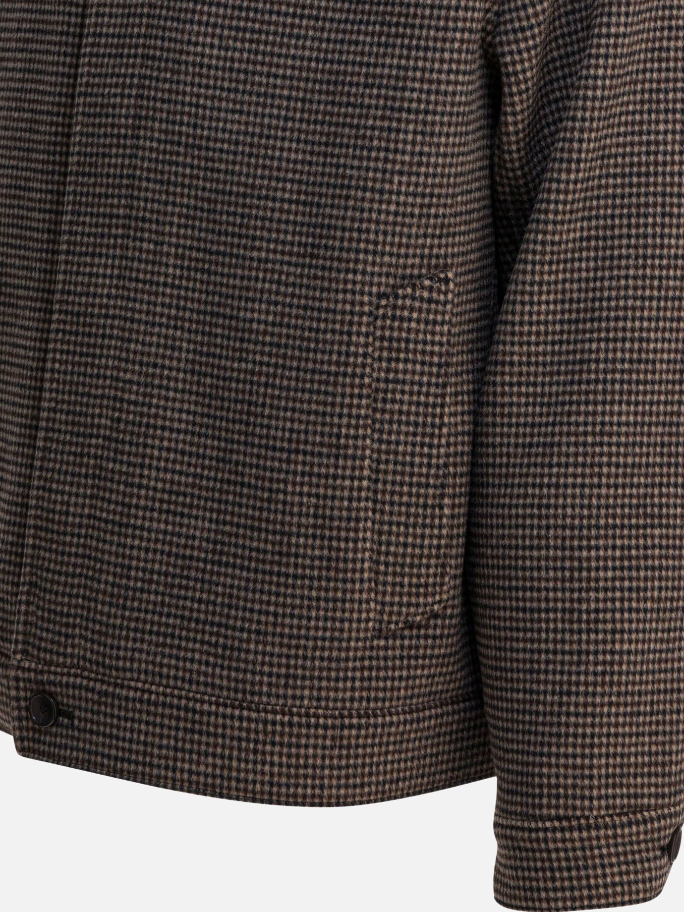 Overshirt jackets Houndstooth  Brown - Vince Men | PDP | VIETTI Online Store | Zoom-Modal_4
