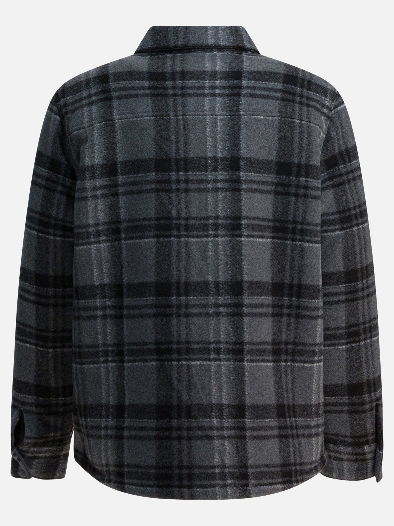 Overshirt jackets Check  Grey - Vince Men | PDP | VIETTI Online Store | Zoom-Modal_2
