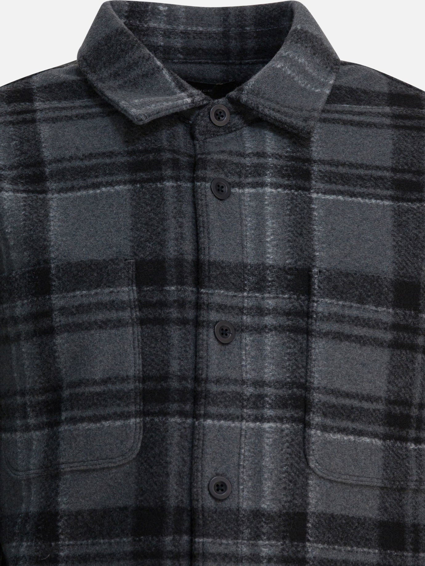 Overshirt jackets Check  Grey - Vince Men | PDP | VIETTI Online Store | Zoom-Modal_3
