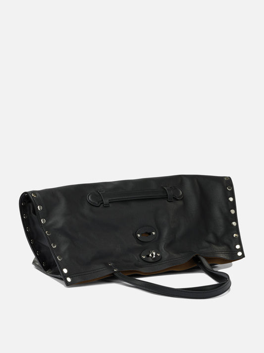 Medium bags 100% calfskin  Black - Zanellato Women | PDP | VIETTI Online Store | 2
