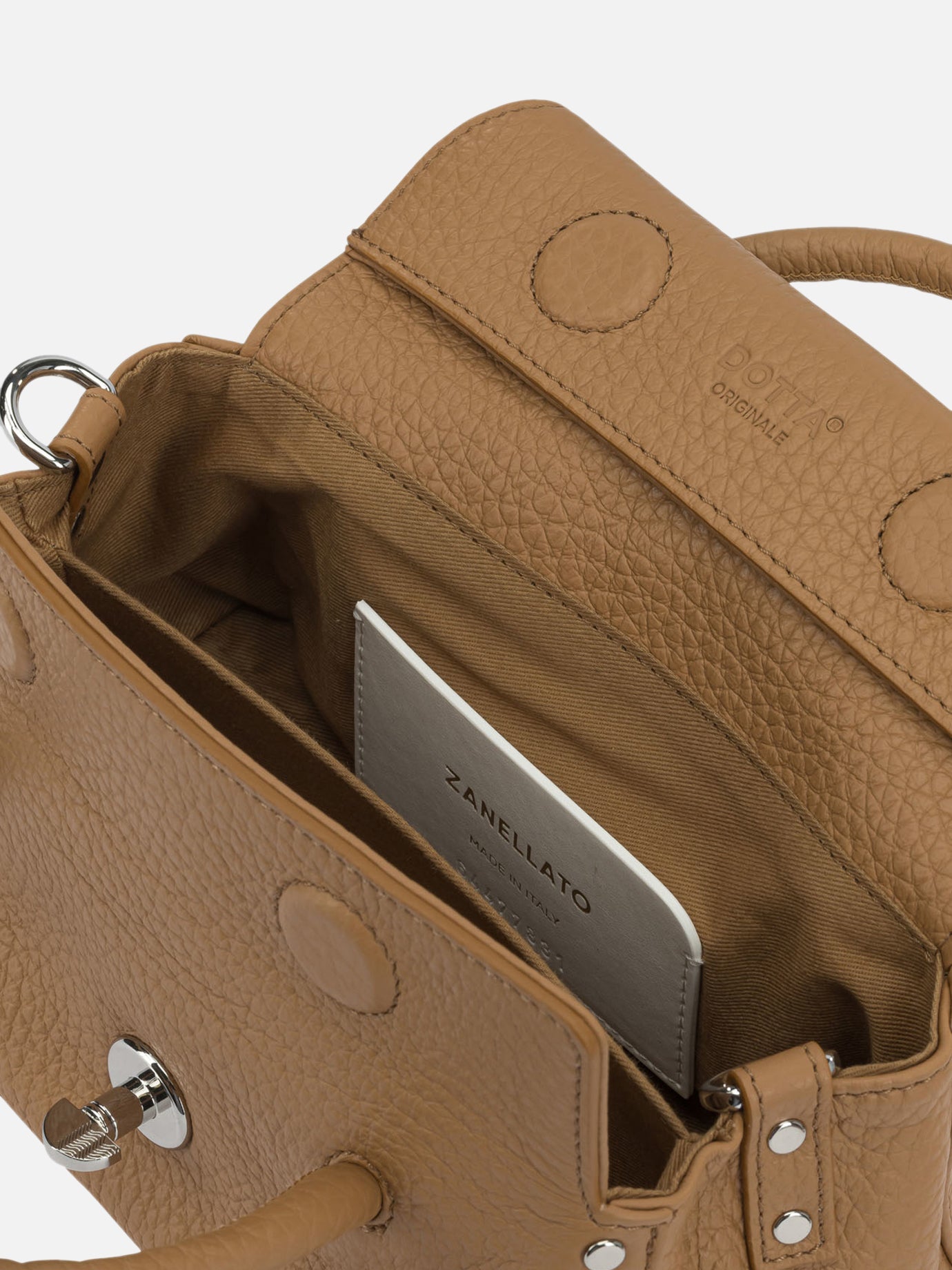 Medium bags 100% leather  Brown - Zanellato Women | PDP | VIETTI Online Store | thumbnail_5
