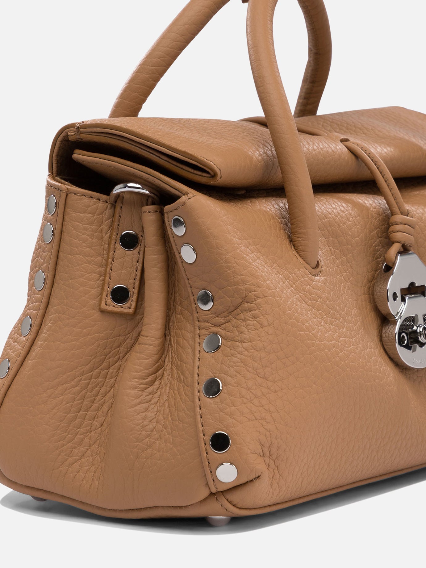 Borse medie 100% cow leather - 100% cotton  Marrone - Zanellato Donna | PDP | VIETTI Online Store | thumbnail_4