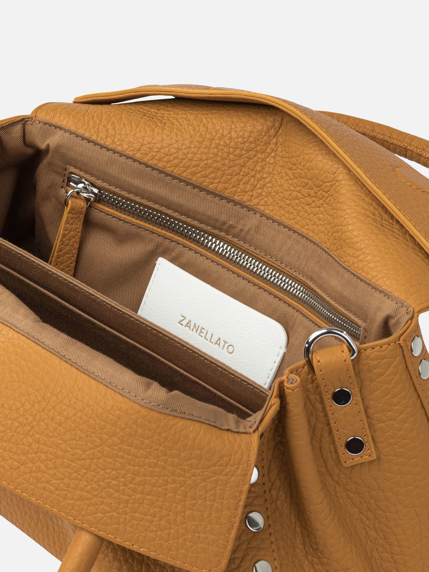 Medium bags Solid colour  Orange - Zanellato Women | PDP | VIETTI Online Store | Zoom-Modal_5
