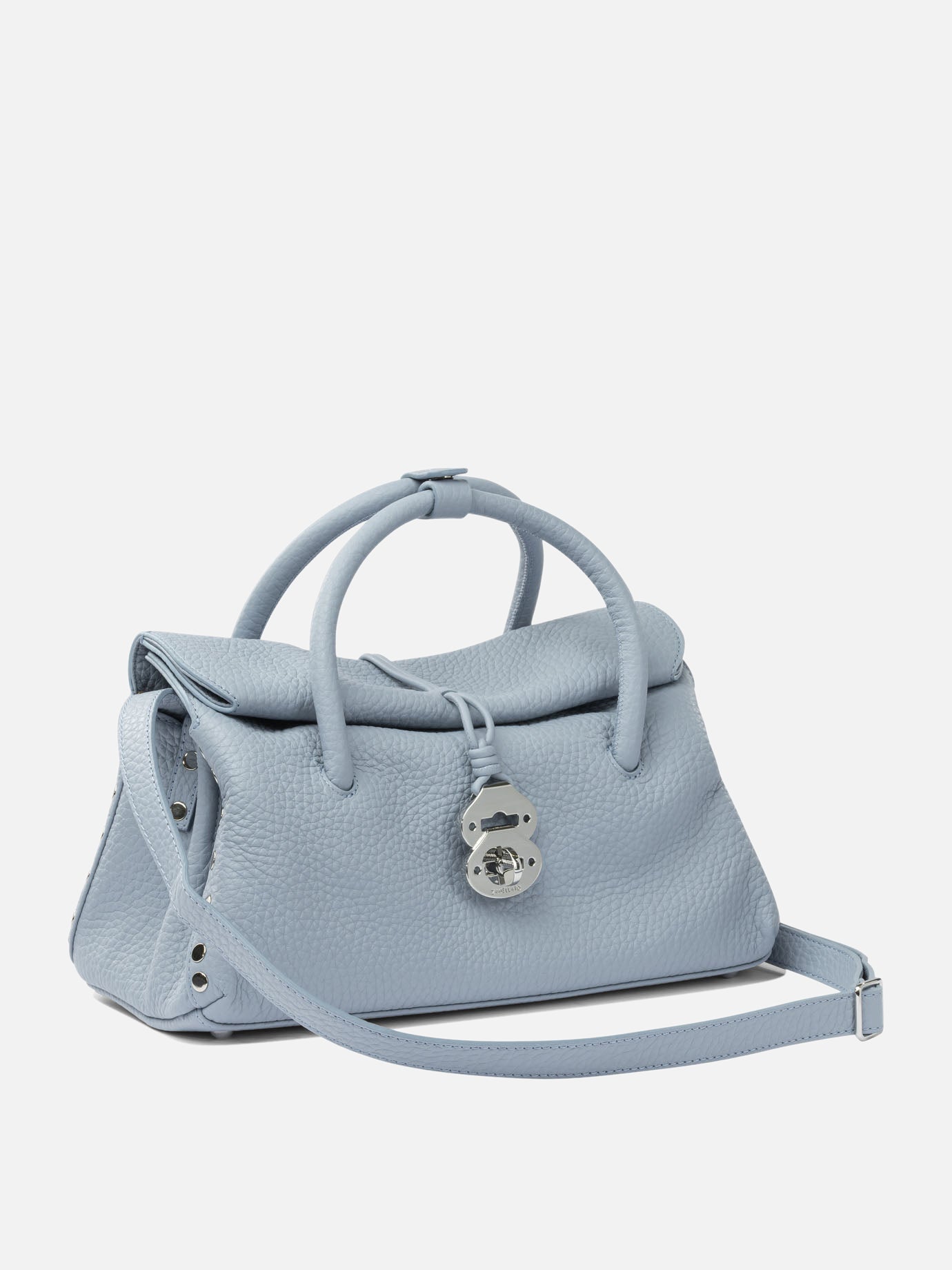 Borse medie 100% cow leather - 100% cotton  Blu - Zanellato Donna | PDP | VIETTI Online Store | Zoom-Modal_2
