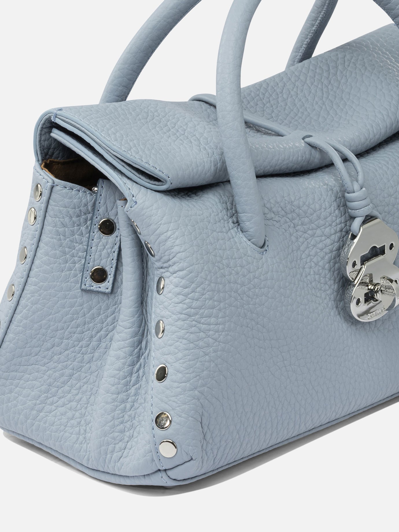 Borse medie 100% cow leather - 100% cotton  Blu - Zanellato Donna | PDP | VIETTI Online Store | Zoom-Modal_4
