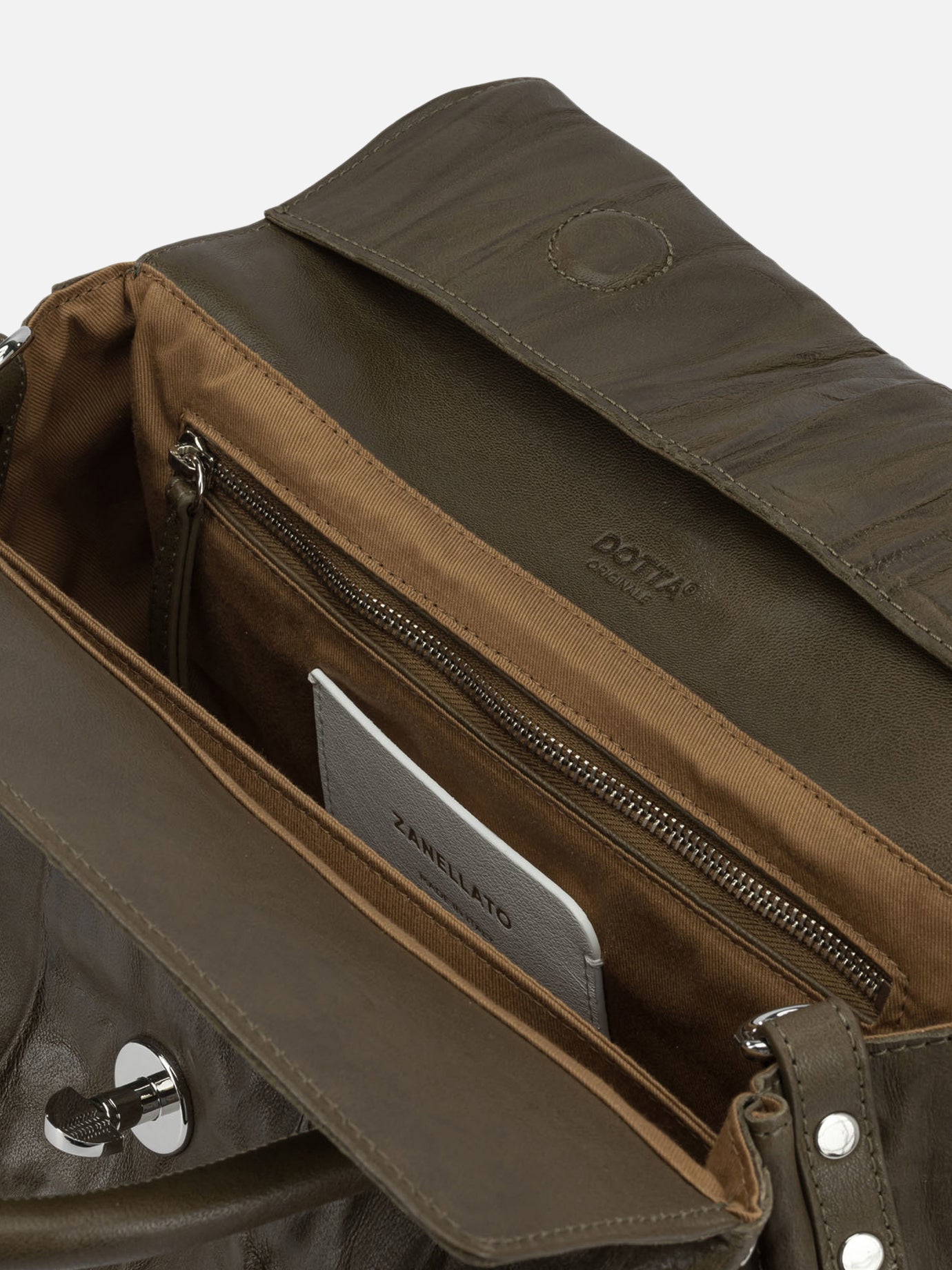 Medium bags 100% leather  Green - Zanellato Women | PDP | VIETTI Online Store | thumbnail_5