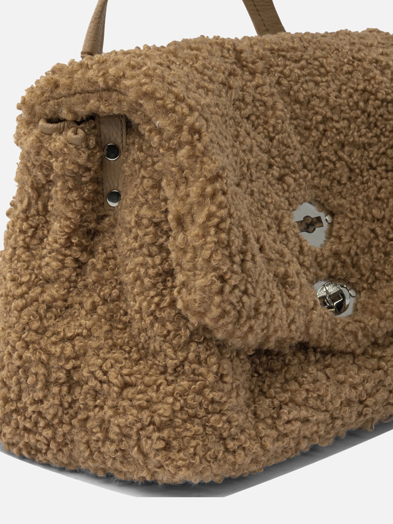 Small bags 100% fabric - 100% leather  Brown - Zanellato Women | PDP | VIETTI Online Store | Zoom-Modal_4
