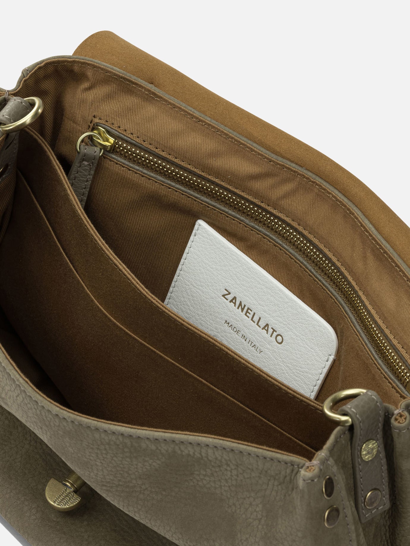 Medium bags 100% calf leather  Grey - Zanellato Women | PDP | VIETTI Online Store | Zoom-Modal_5
