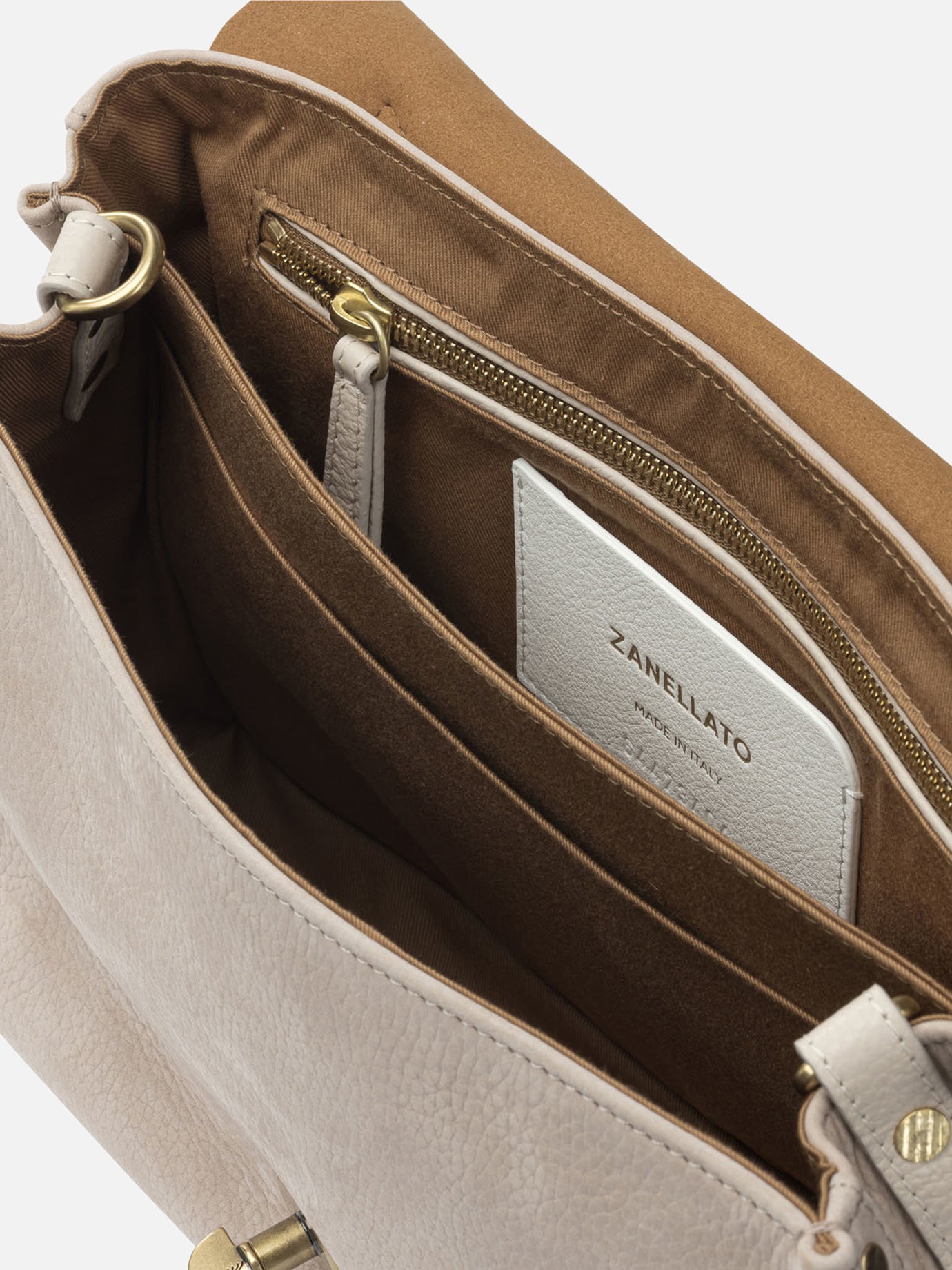 Medium bags 100% calf leather  Beige - Zanellato Women | PDP | VIETTI Online Store | Zoom-Modal_5
