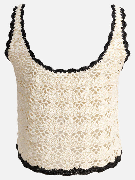 Canotte Textured knit  Beige - Zimmermann Donna | PDP | VIETTI Online Store | 2
