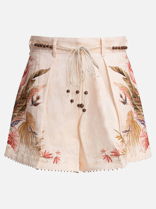 Short con lacci Floral  Rosa - Zimmermann Donna | PDP | VIETTI Online Store 
