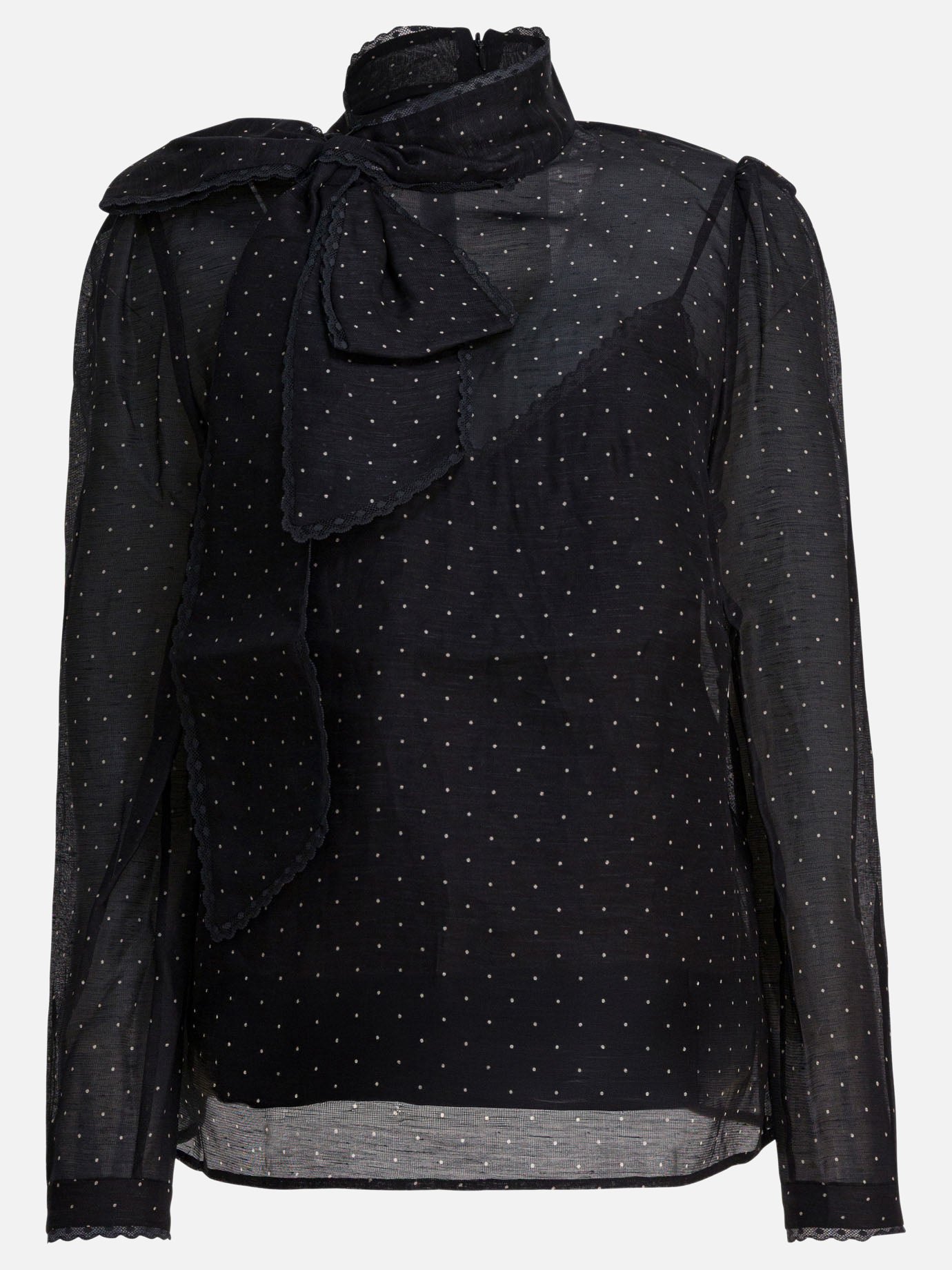 Blouses Polka dots  Black - Zimmermann Women | PDP | VIETTI Online Store | thumbnail