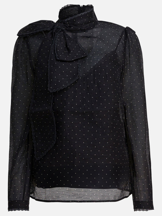 Blouses Polka dots  Black - Zimmermann Women | PDP | VIETTI Online Store 
