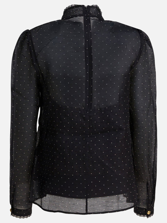 Blouses Polka dots  Black - Zimmermann Women | PDP | VIETTI Online Store | 2
