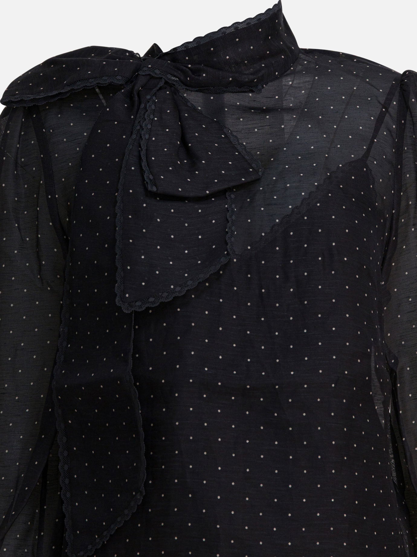 Blouses Polka dots  Black - Zimmermann Women | PDP | VIETTI Online Store | thumbnail_3