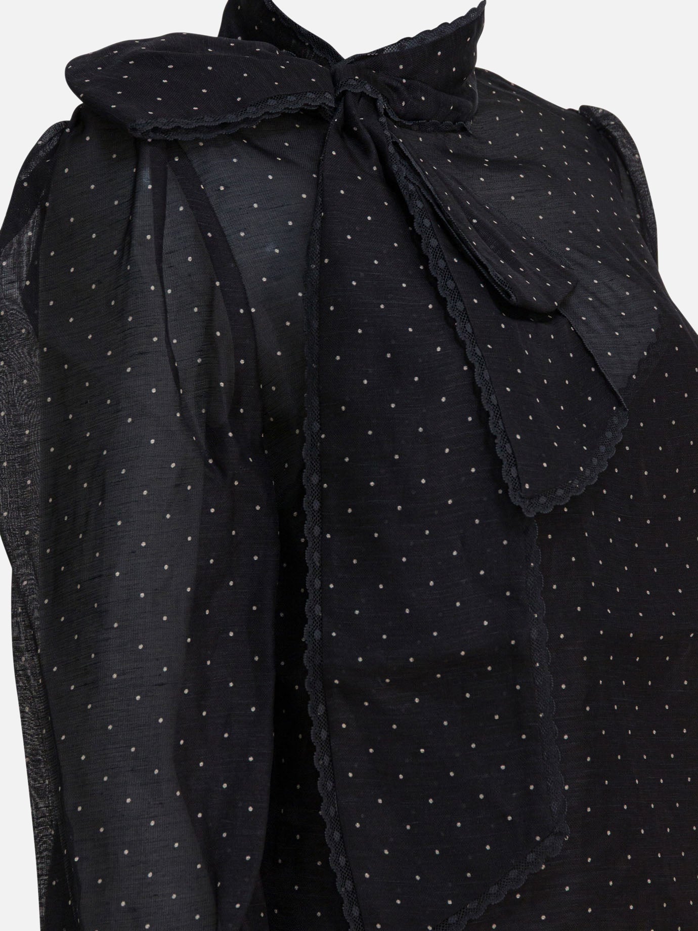 Blouses Polka dots  Black - Zimmermann Women | PDP | VIETTI Online Store | thumbnail_4