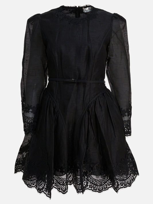 Mini dresses Solid colour  Black - Zimmermann Women | PDP | VIETTI Online Store 
