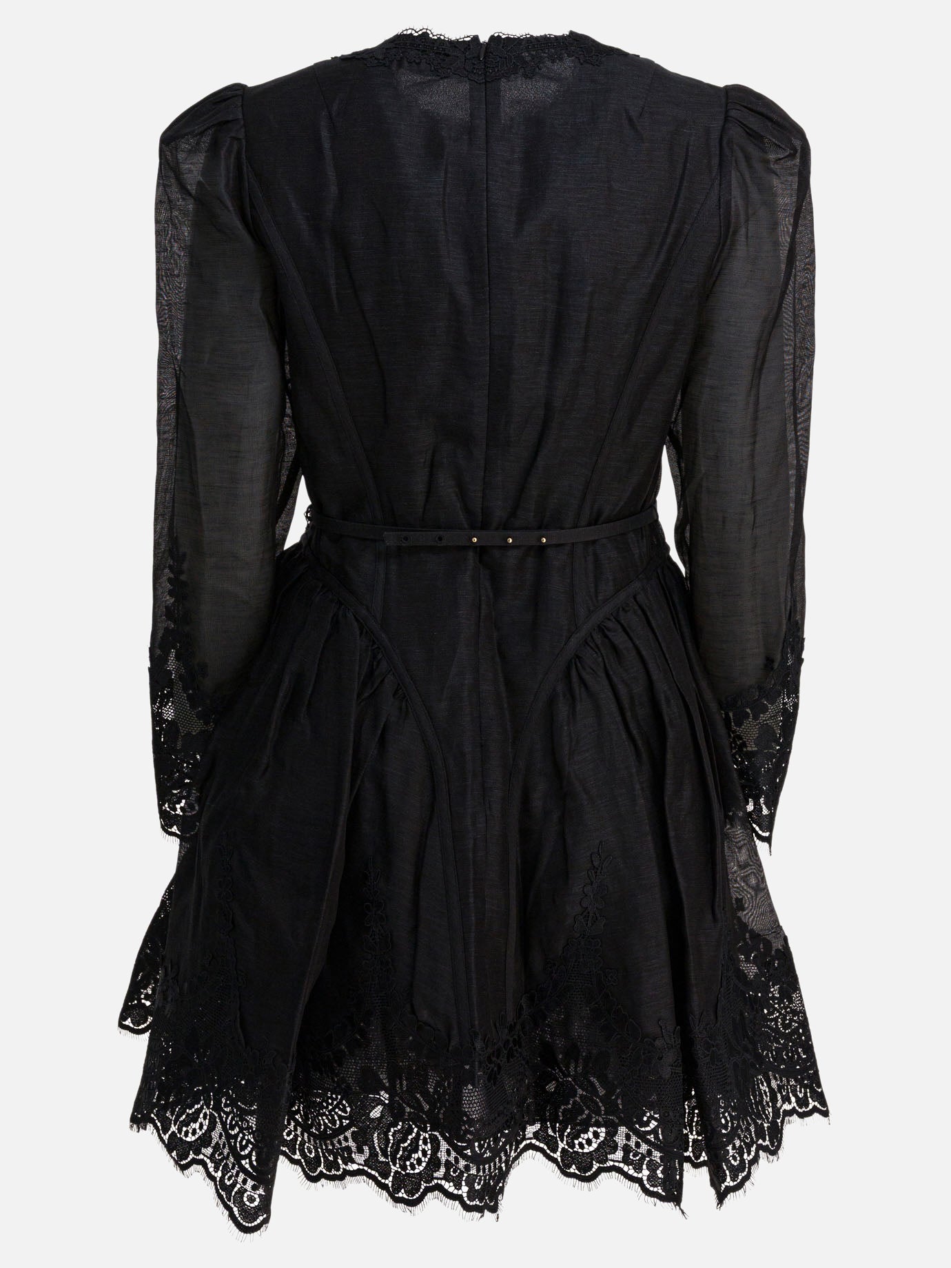 Mini dresses Solid colour  Black - Zimmermann Women | PDP | VIETTI Online Store | Zoom-Modal_2

